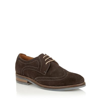 Lotus Since 1759 Brown suede 'Zachary' casual brogues